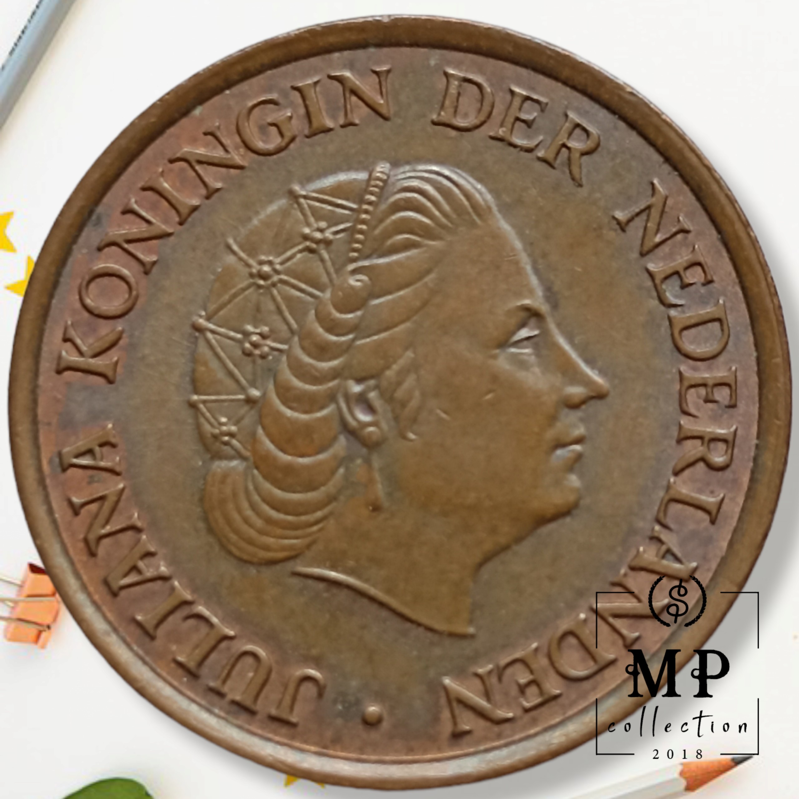 Đồng xu Netherlands 5 Cents hình ảnh Juliana 1950-1980