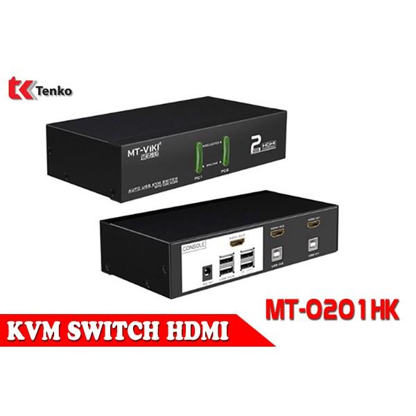 Bộ gộp KVM HDMI 2 Cổng chính hãng MT-VIKI MT-0201HK