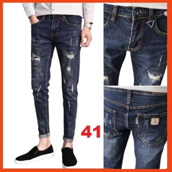 Quần jean nam chất bò co giãn- nhiều mẫu giá rẻ phong cách TINA ms36