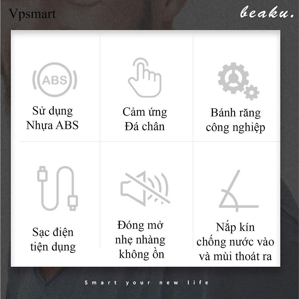 Thùng Rác Thông Minh Cảm Ứng Tự Động Đóng Mở 14L ( Sạc Tích Điện ) - giao mầu ngẫu nhiên - HÀNG CHÍNH HÃNG