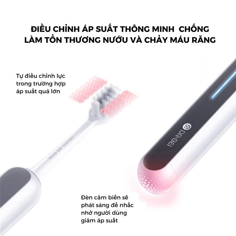 Bàn Chải Điện Xiaomi DR. BEI DR. BEI Sonic S7 làm sạch làm trắng răng rung sonic 5 chế độ