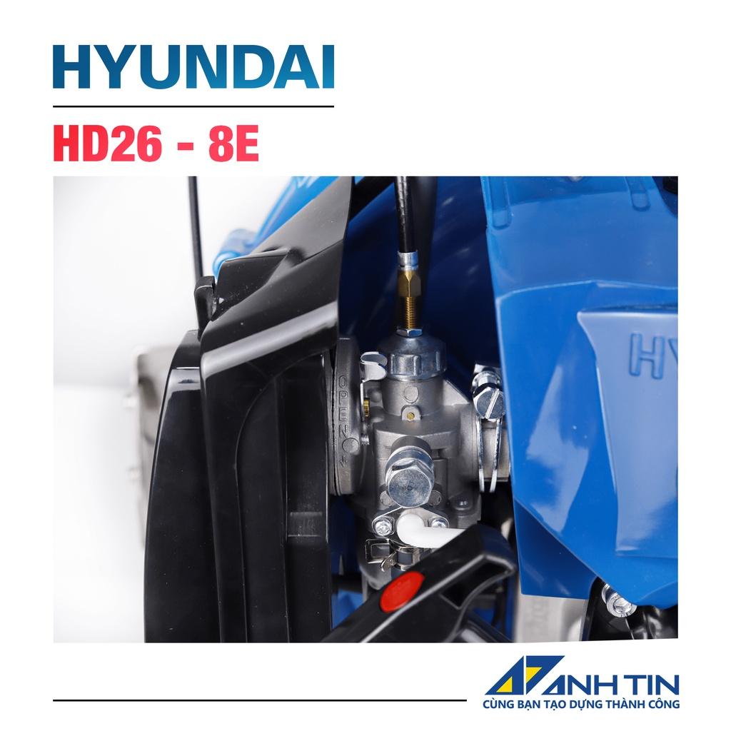 Máy phun hạt chính hãng HYUNDAI HD26-8E sạ lúa, sạ phân, phun khử khuẩn |