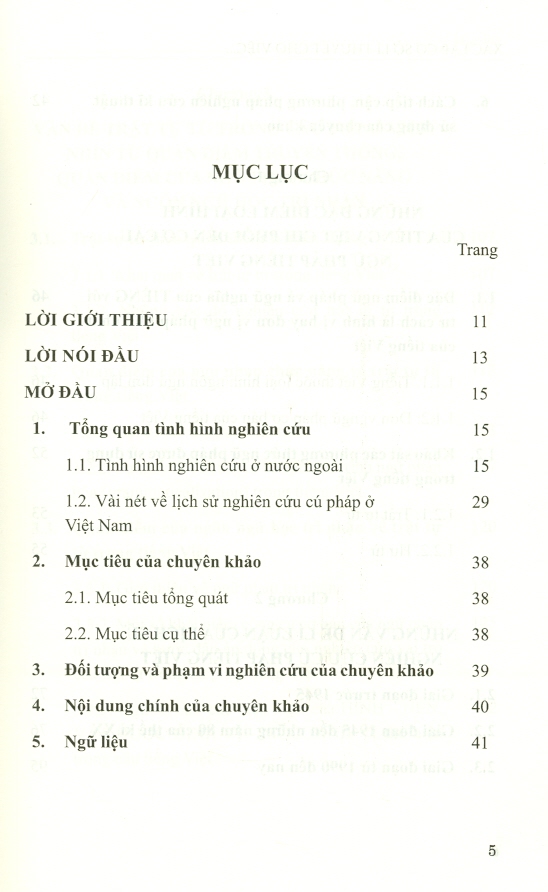 Xác Lập Cơ Sở Lí Thuyết Cho Việc Biên Soạn Cú Pháp Tiếng Việt