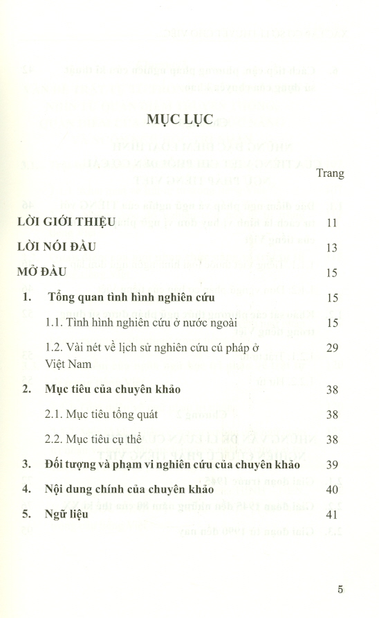 Xác Lập Cơ Sở Lí Thuyết Cho Việc Biên Soạn Cú Pháp Tiếng Việt