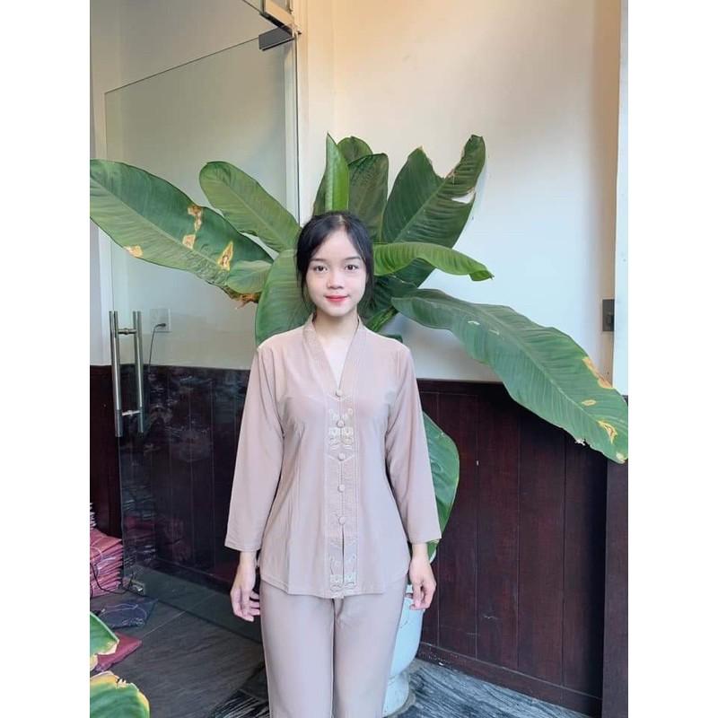 ĐỒ LAM ĐI CHÙA Pháp Phục Phật Giáo LẮC Nẹp
