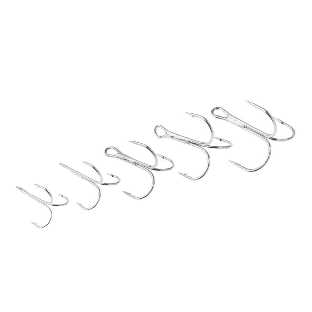 50pcs Fishing Hooks Sharp Fish Terminal Kit M