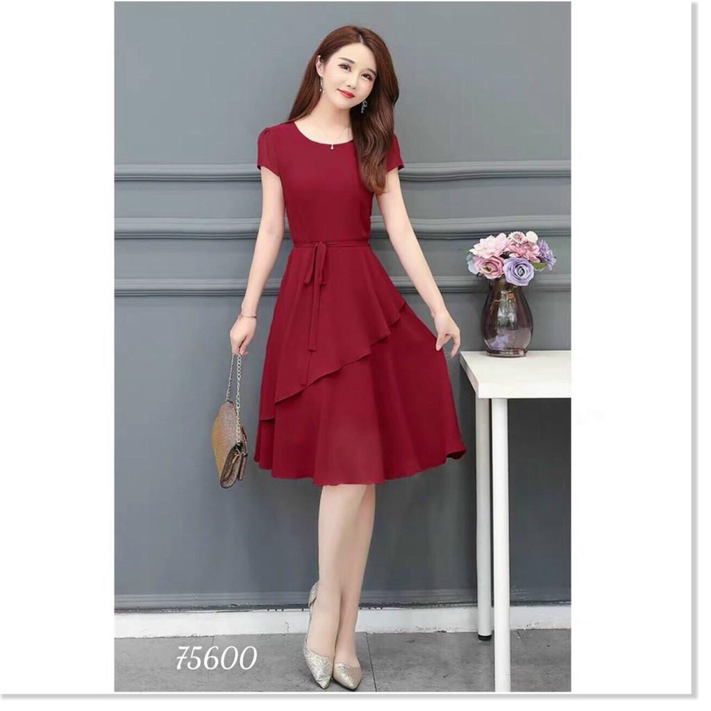 ĐẦM XÒE VOAN CHIFON NỮ CỰC SANG TRỌNG DÀNH CHO CÁC QUÝ CÔ KHANH AN STORE
