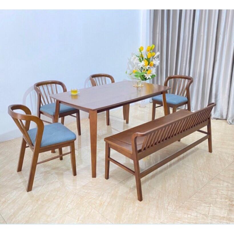 Bộ bàn ăn Candy 1m2-1m45