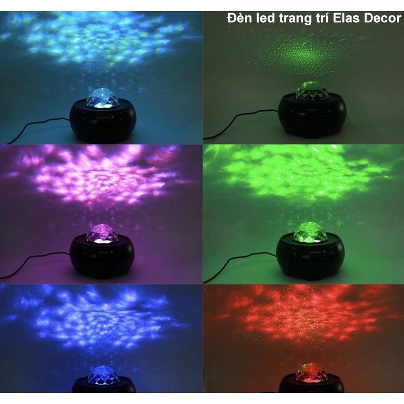 Đèn Led Chiếu Sao Galaxy Mây Thiên Hà - LED Starry Sky Night Light Bluetooth Có Thể Phát Nhạc