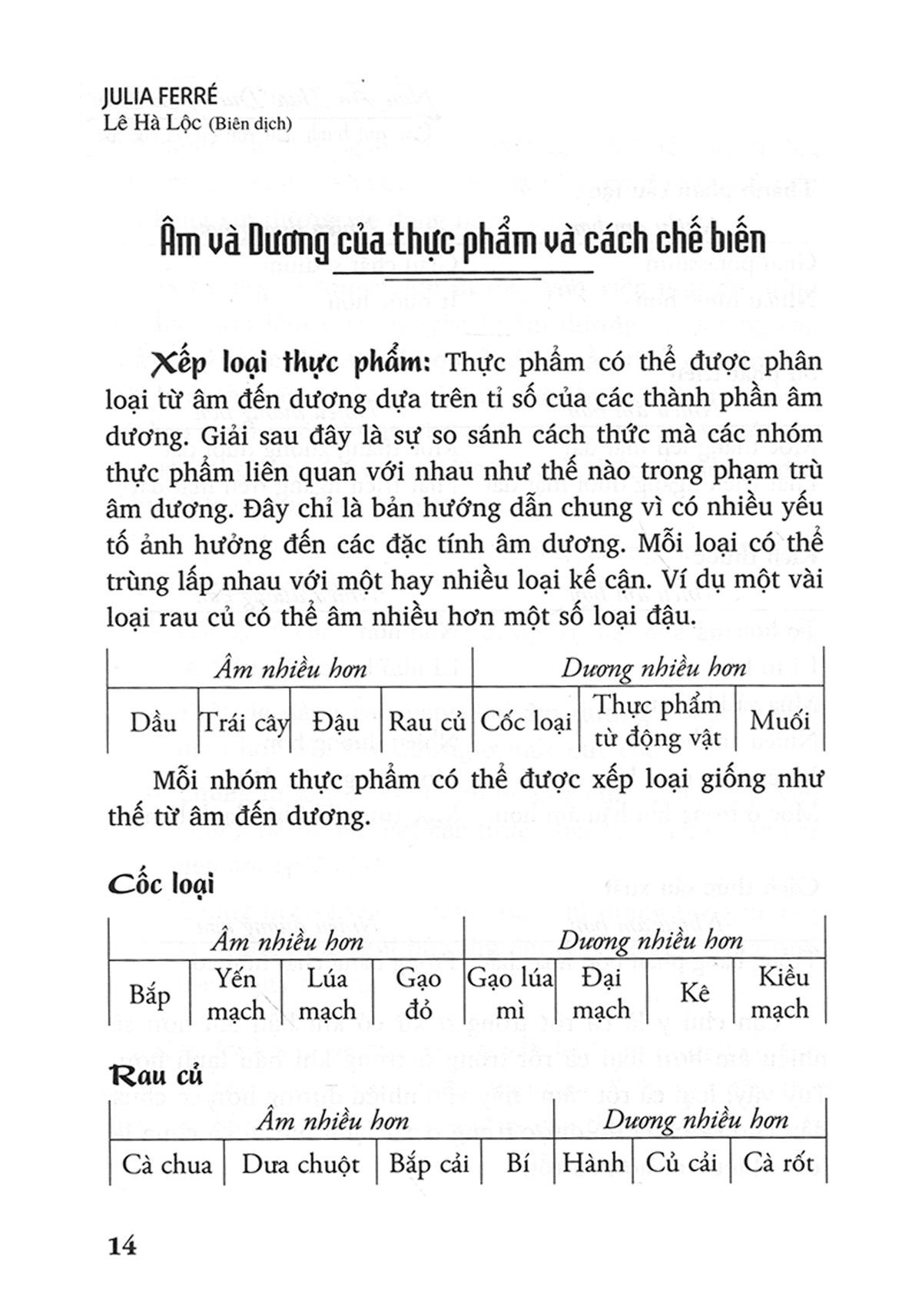 Nấu Ăn Thực Dưỡng Cơ Bản - Các Qui Trình Nấu Rau Củ Và Cốc Loại