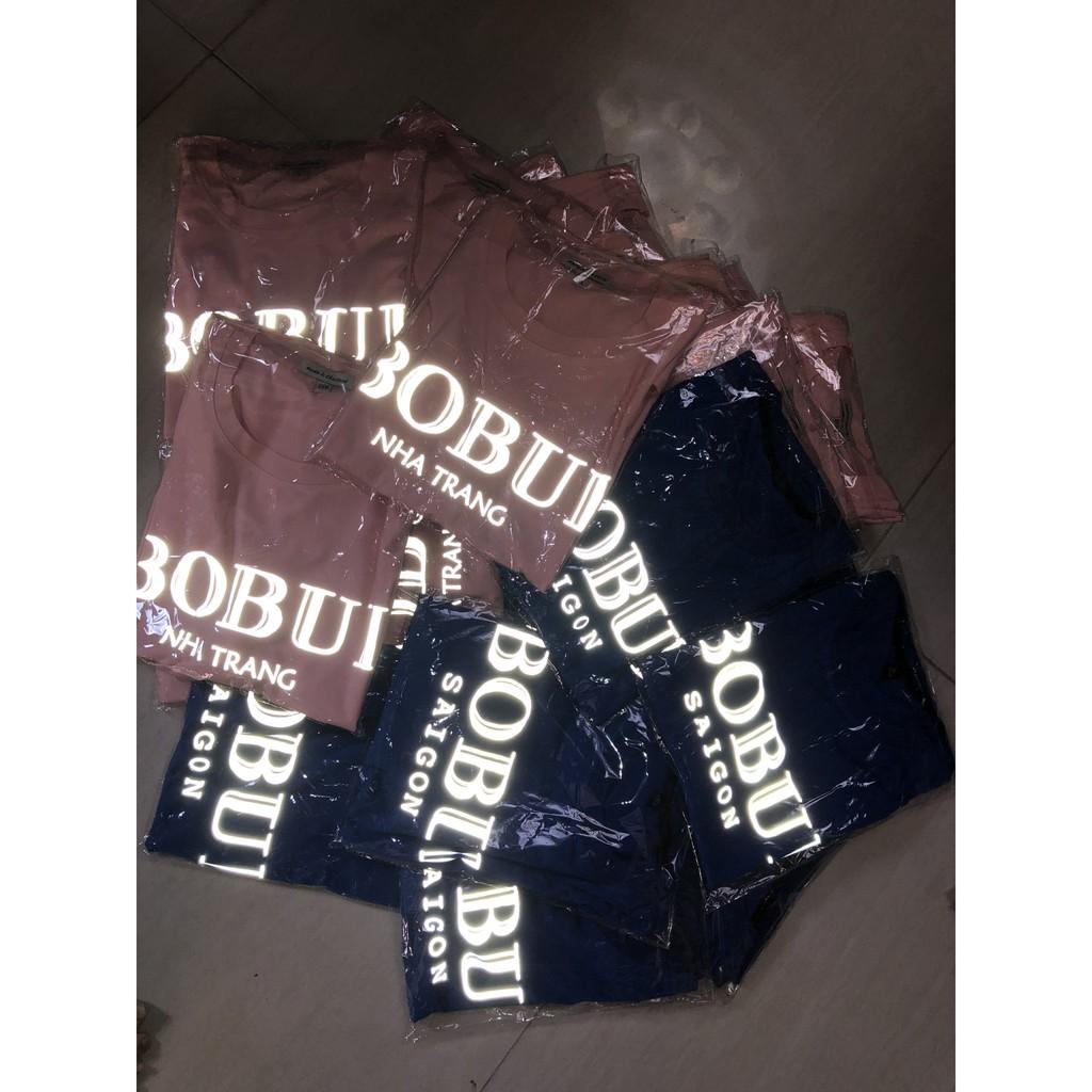 Áo Thun Phản Quang BOBUICotton 75% Form Rộng Unisex Nam Nữ Rẻ Đẹp HaiHaiShop, Ken T-Shirt