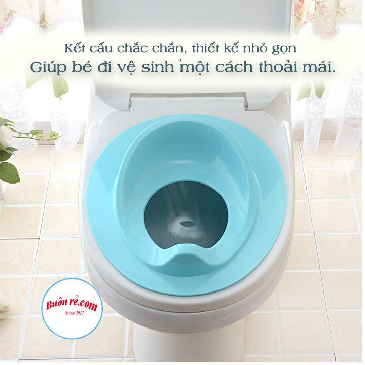 Bệ thu nhỏ bồn cầu cho bé nhựa Việt Nhật, bệ xí thu nhỏ bồn cầu giúp bé ngồi an toàn thoải mái