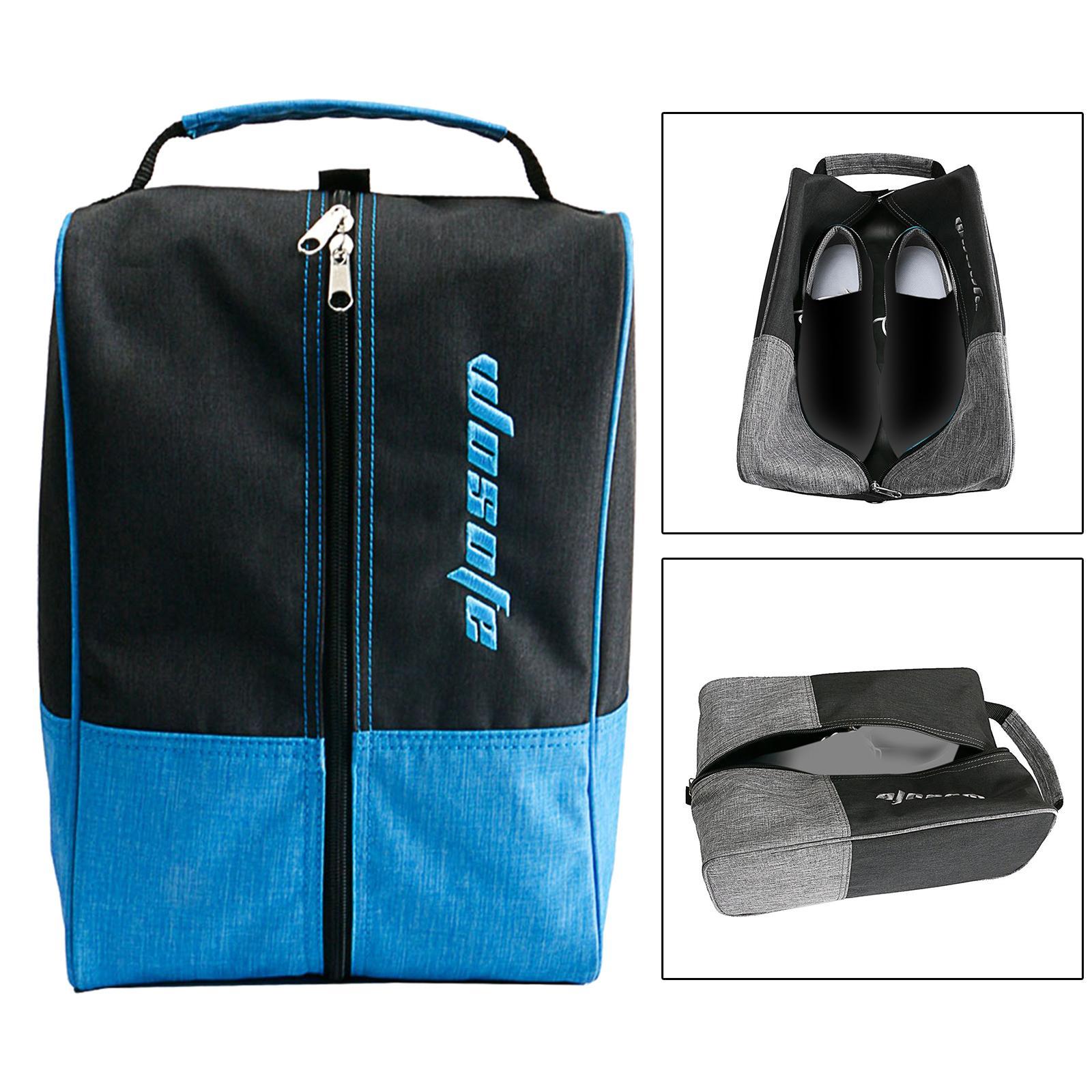 Portable Golf Shoes Bag, Large Capacity for Men Women Zippered Pouch Sports Shoes Bag