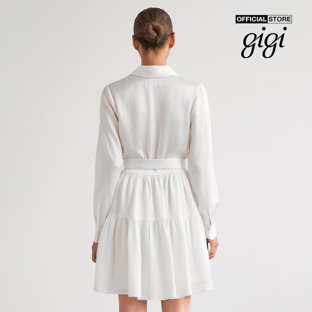 GIGI - Đầm mini sơ mi tay dài thanh lịch G2101D222161