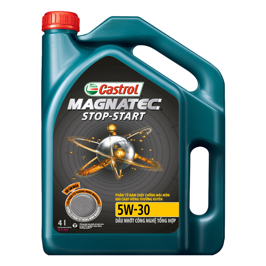 Nhớt Tổng Hợp Castrol Magnatec Stop-Start 5W-30 SN/CF  (4L)