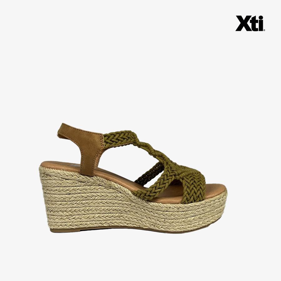Hình ảnh Giày Đế Xuồng Nữ XTI Camel Textile Ladies Sandals