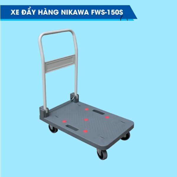 Xe đẩy hàng gấp gọn Nika.wa FWS-150S