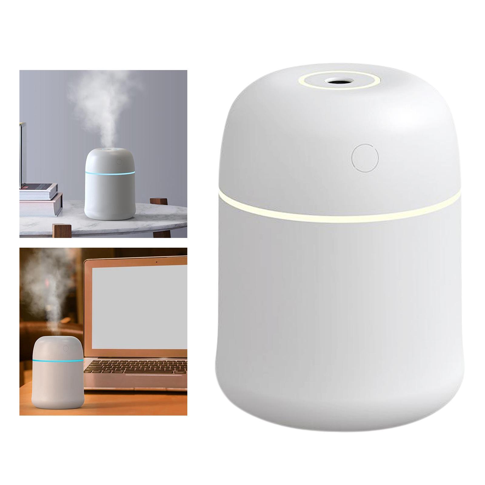 USB Led Air Humidifier Purifier Essential Mist for Car Home Desktop Bedroom