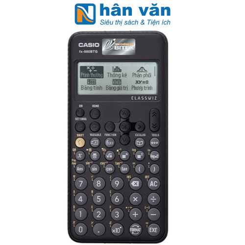 Máy Tính Casio FX 880 BTG - Màu Đen