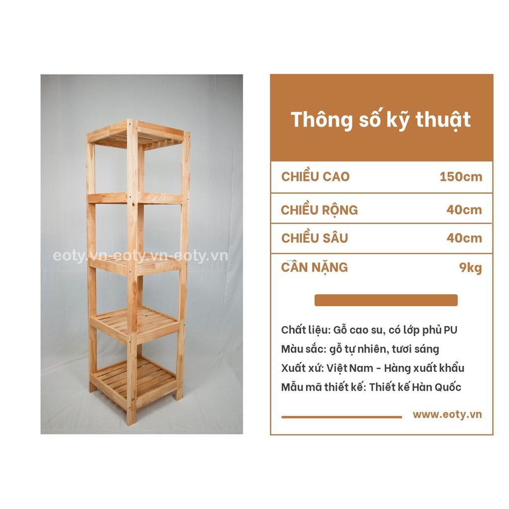 Kệ gỗ vuông/ kệ đựng đồ đa năng 5 tầng tự lắp ráp