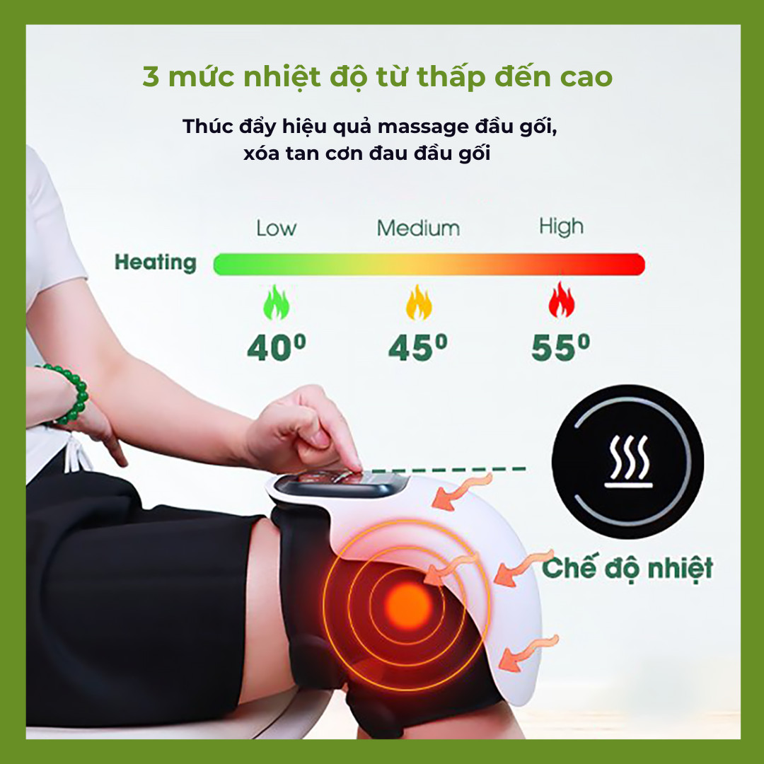 Máy Massage Đầu Gối Galen G011 Mát Xa Tia Hồng Ngoại Trị Liệu Đầu Gối, Khuỷu Tay, Vai