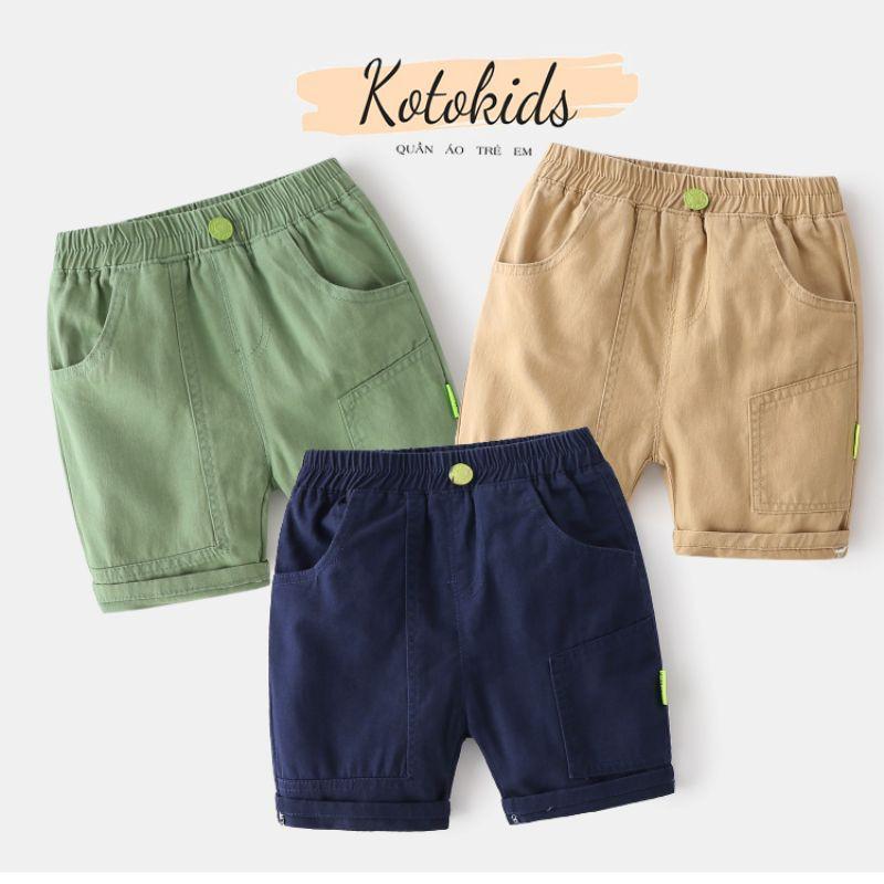 Quần Kaki bé trai WELLKIDS quần short bé trai xinh xắn (KZ3167