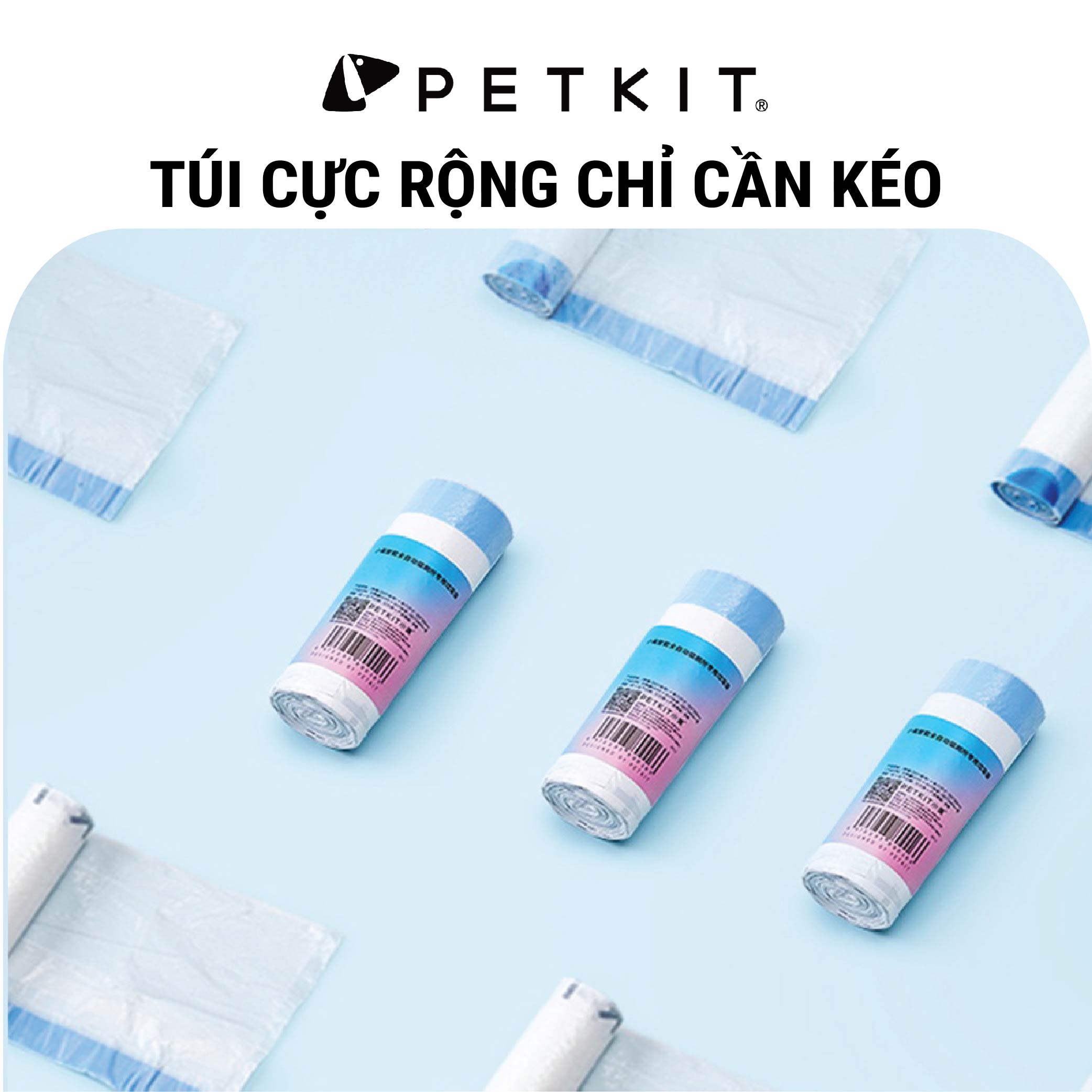 Túi Đựng Rác Petkit Dùng Cho Máy Vệ Sinh Tự Động Cho Mèo Pura X và Pura Max Petkit