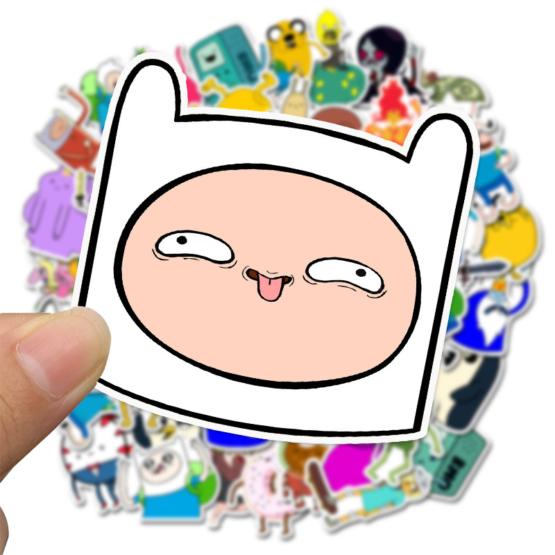 Sticker 50 miếng hình dán Adventure Time SetB