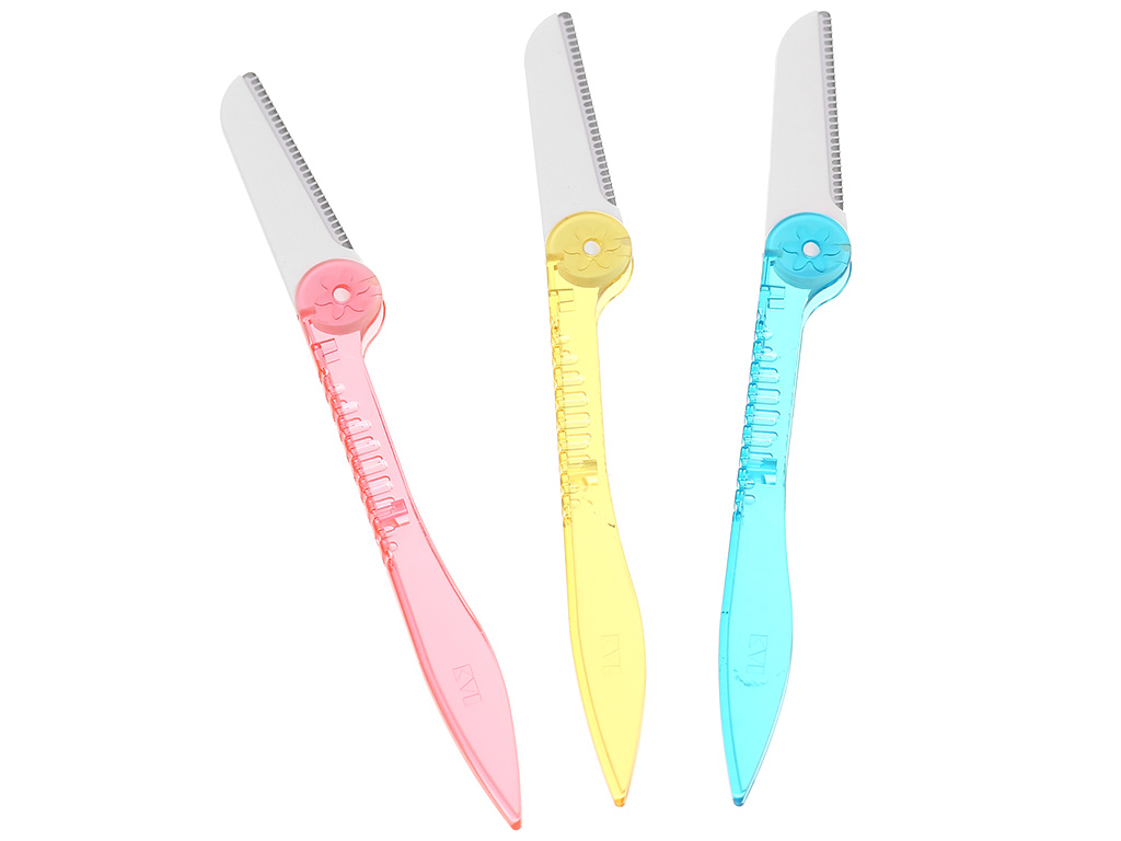 Dao Cạo Lông Mặt Cán Gập Kai Can Compact 12440 CS-3P (Set 3 cây)