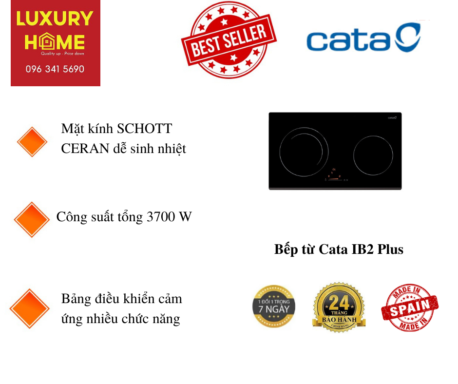 Bếp từ Cata IB2 Plus