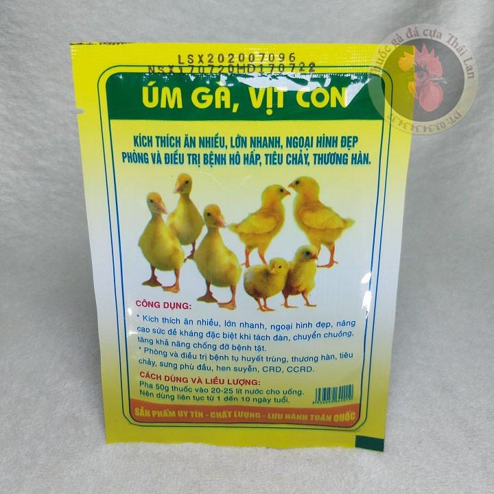 COMBO 1 GÓI - FIVE - UGAVIT - úm gà con phòng ngừa bệ.nh gà con - 1 gói / 50 gram