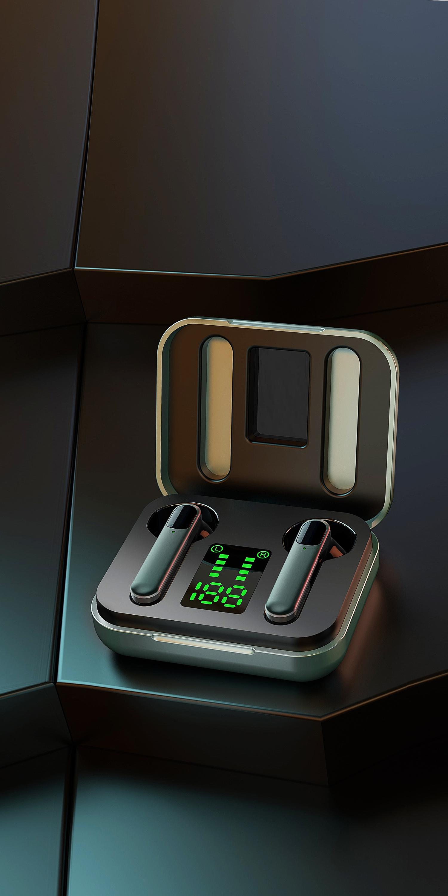 Mini  Bluetooth  5.0  Wireless  Headset Rechargeable Stereo Sports Earbuds