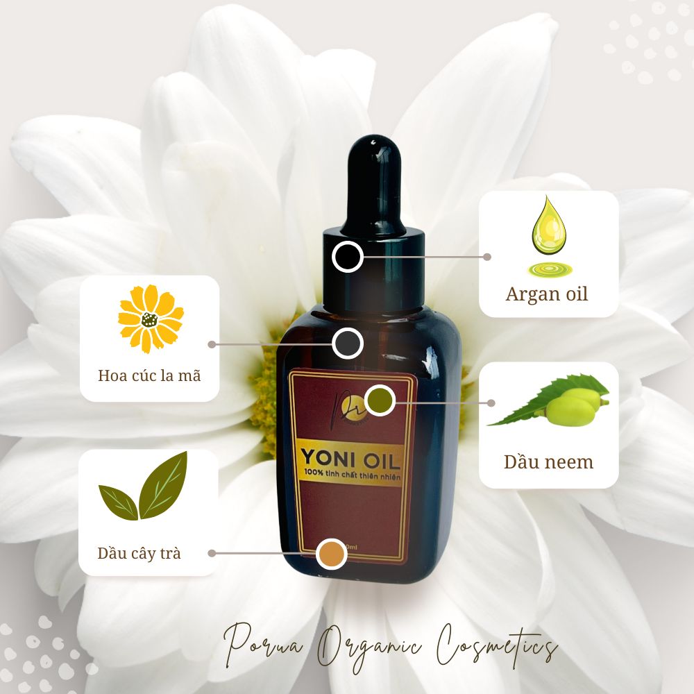 DẦU DƯỠNG YONI PORUA 30ml