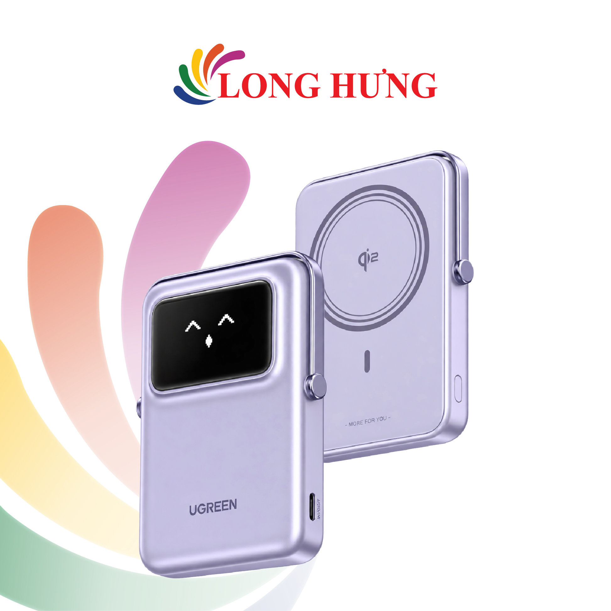 Sạc dự phòng từ tính Ugreen Uno Power Bank Magnetic Wireless 20W 10000mAh PB572 - Hàng chính hãng