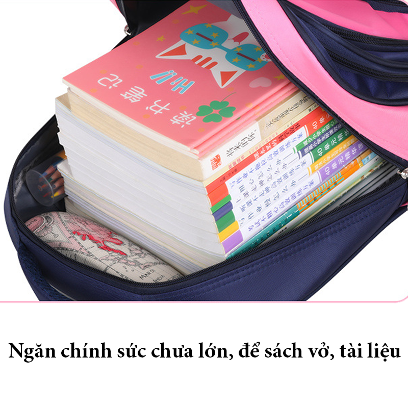 Balo Tiểu Học Phi Hành Gia Siêu Nhẹ, Cặp Học Sinh Tiểu Học Lớp 1 Đến Lớp 5 Mẫu Bé Trai Bé Gái - 804