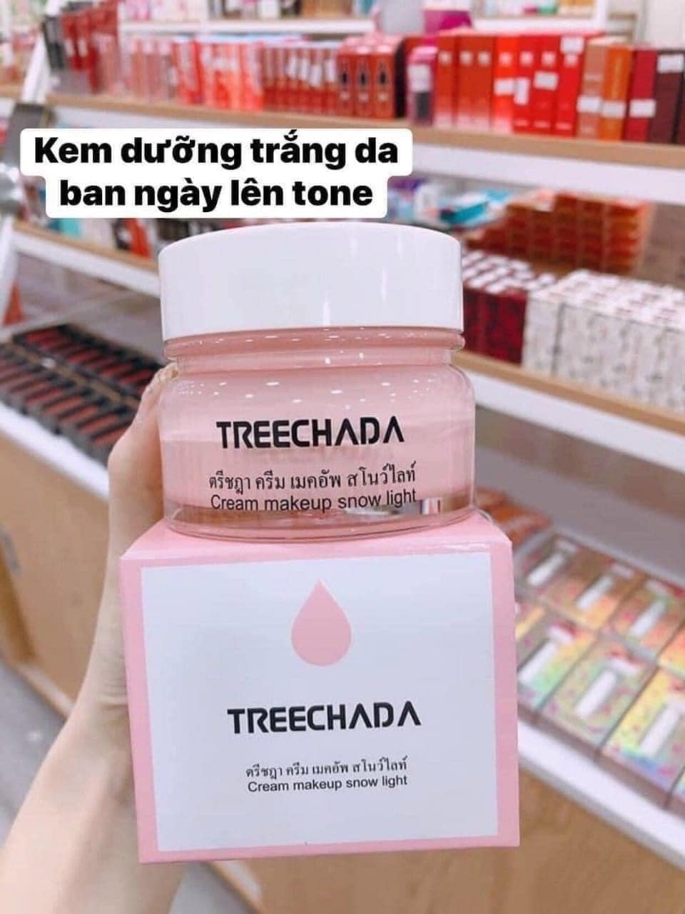 Kem MakeUp 3in1 Treechada Thái Lan Kem nền trang điểm Chống Nắng TreeChada