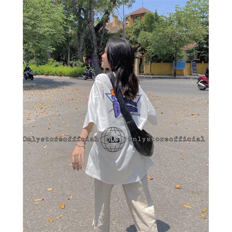 Set áo oversize+quần ống rộng