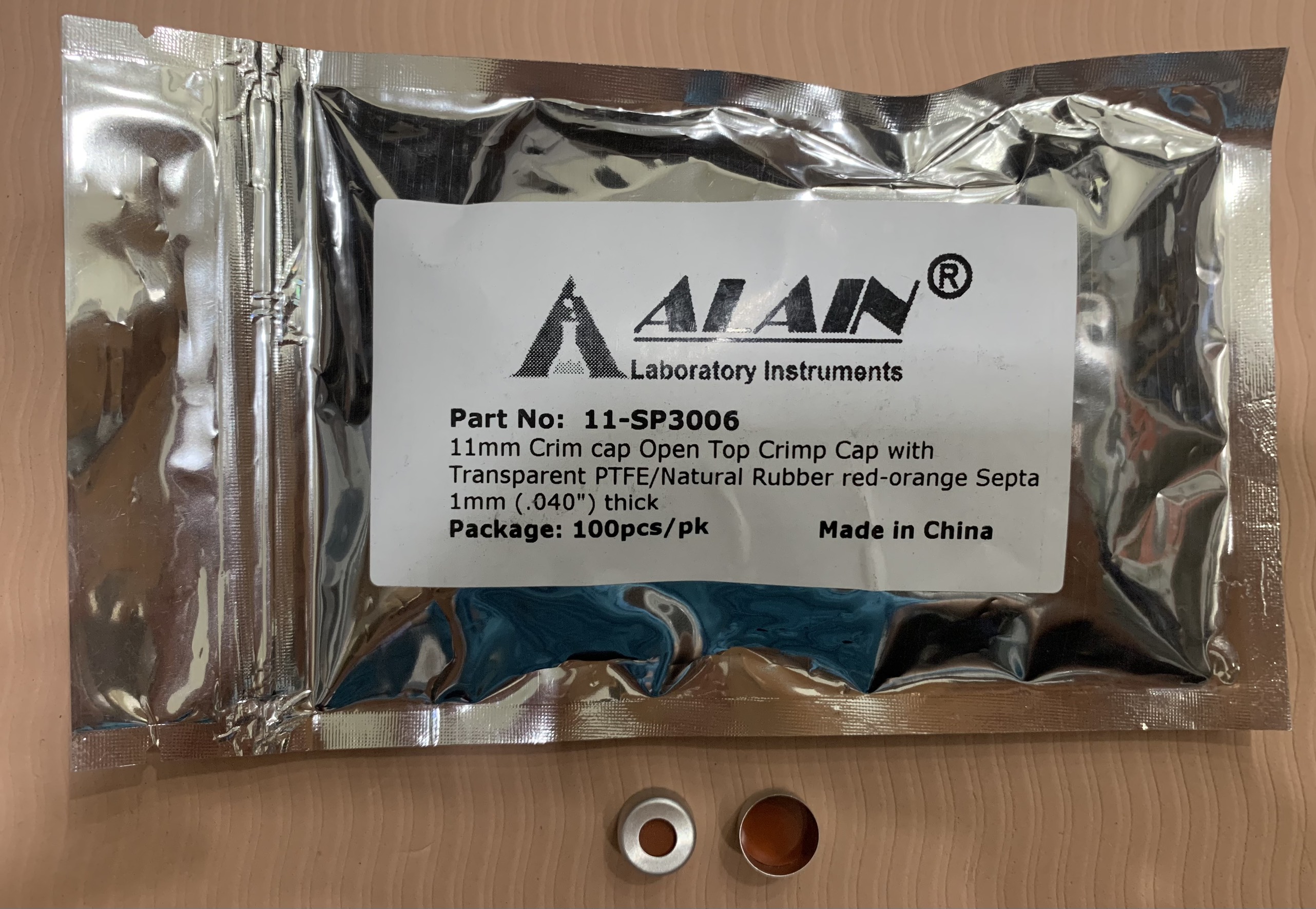 Chai thủy tinh 1,5ml ( 2ml ) + Nắp bấm nhôm 11mm, 100 cái hộp, Alain TQ