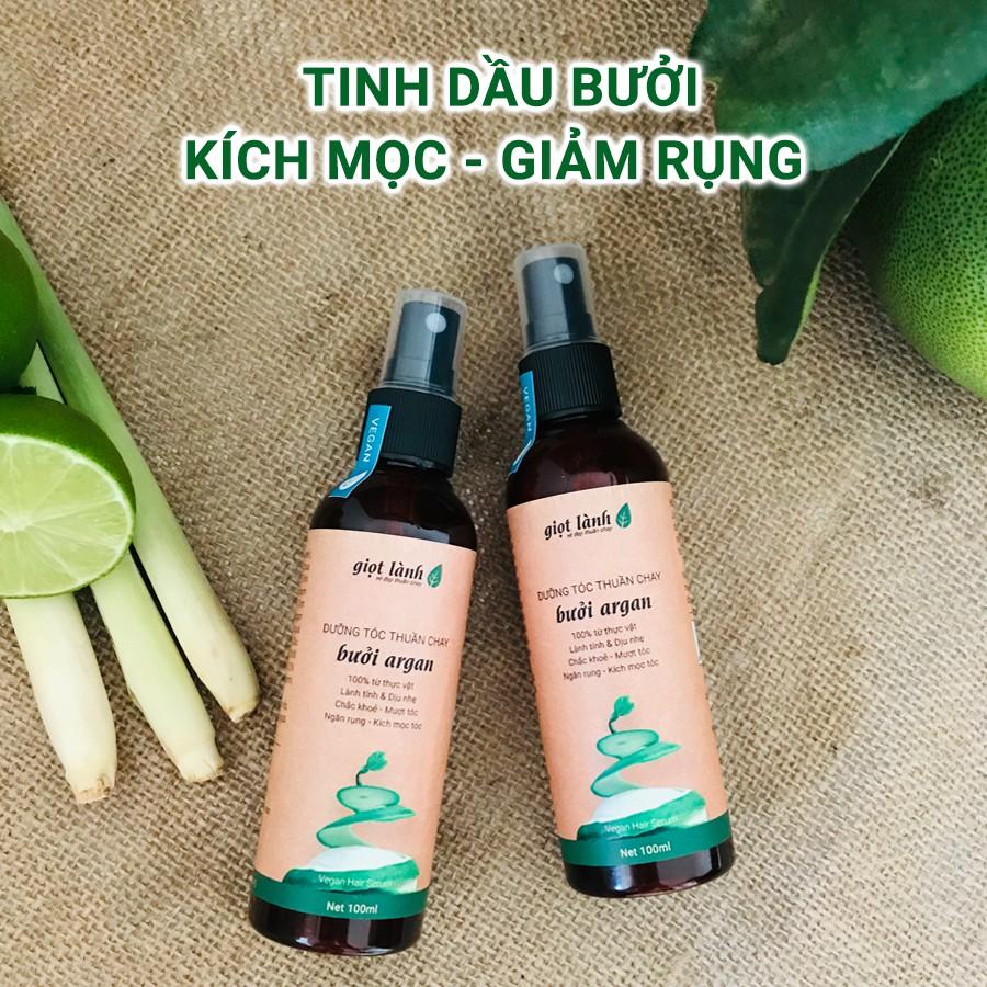 Xịt tóc tinh dầu bưởi, kích mọc tóc, giảm gãy rụng Giọt Lành 100ml