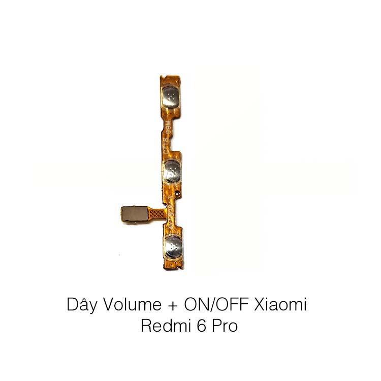 DÂY CÁP NGUỒN (ON/OFF) + ÂM LƯỢNG (VOLUM) dành cho điện thoại XIAOMI REDMI 6 PRO