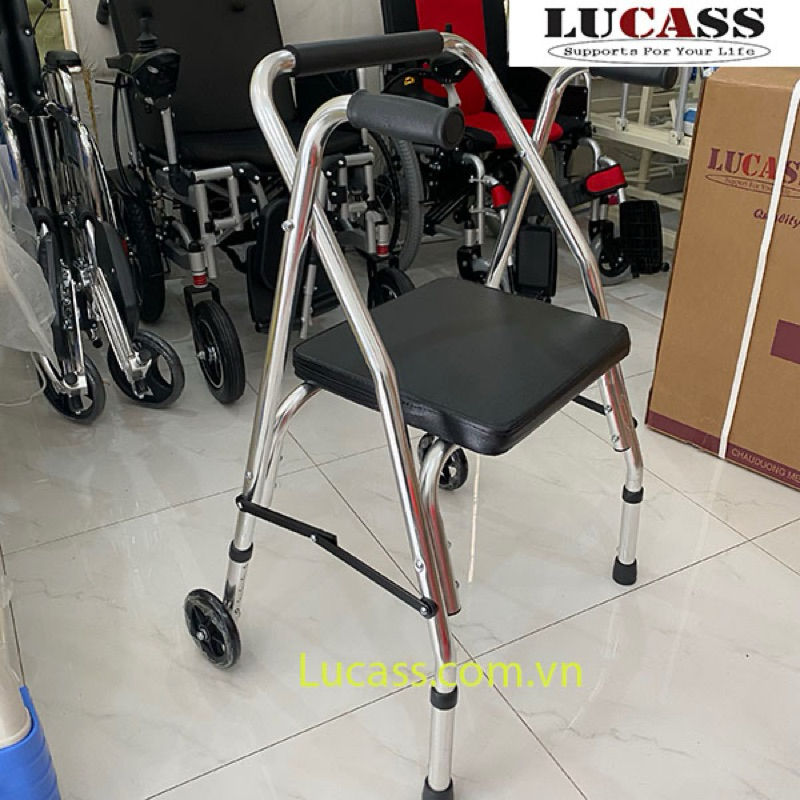 Khung tập đi có ghế ngồi Lucass W9