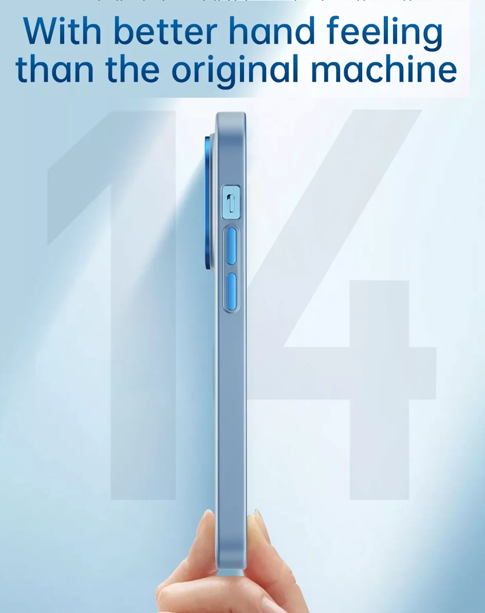 Ốp lưng chống sốc cho iPhone 14 Pro Max hỗ trợ sạc Maqsafe hiệu WIWU PC Ultra-thin Frosted Magnetic Case - hàng nhập khẩu