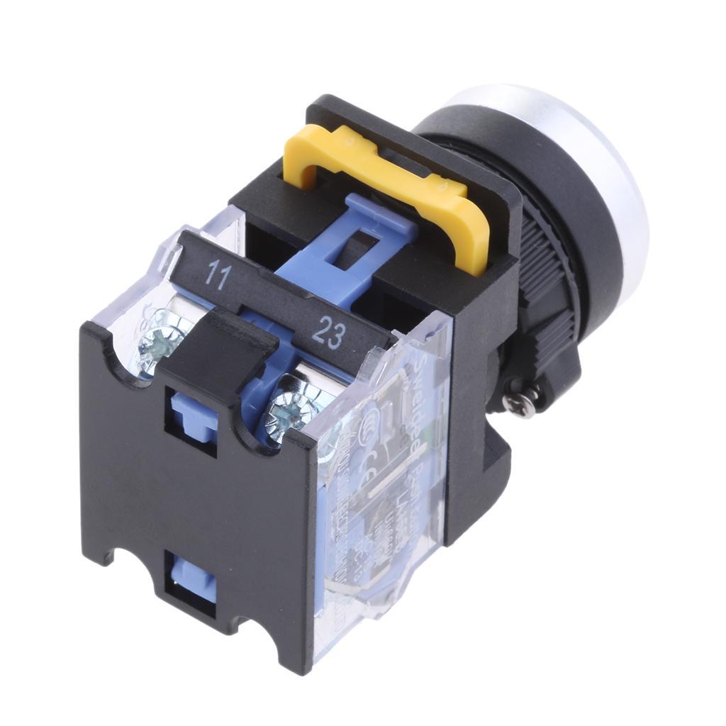 New 660V 10A Self-Locking Push Button Switch 22mm Mounting IP54 Waterproof