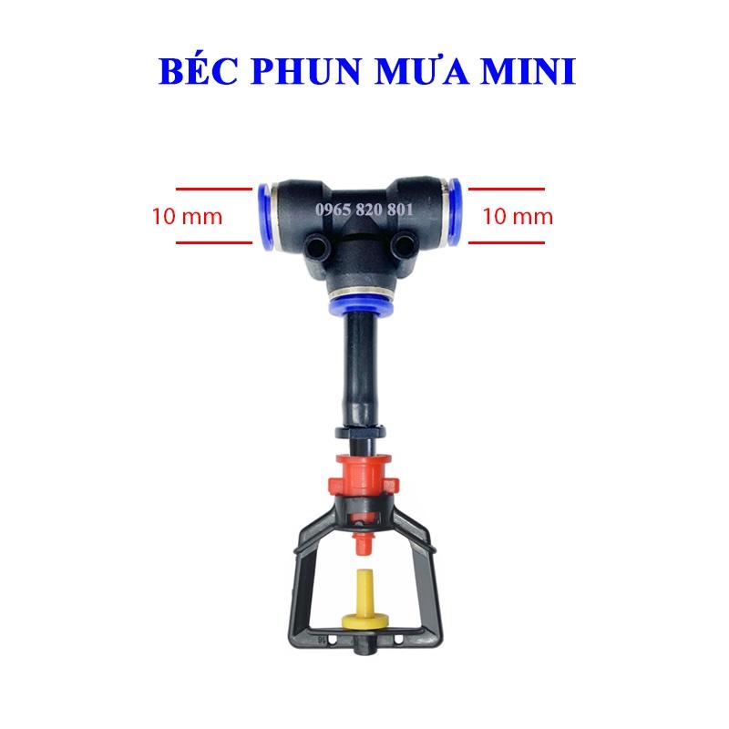 Béc Phun Mưa Dạng Xòe 360 Độ Kèm T nối nhanh