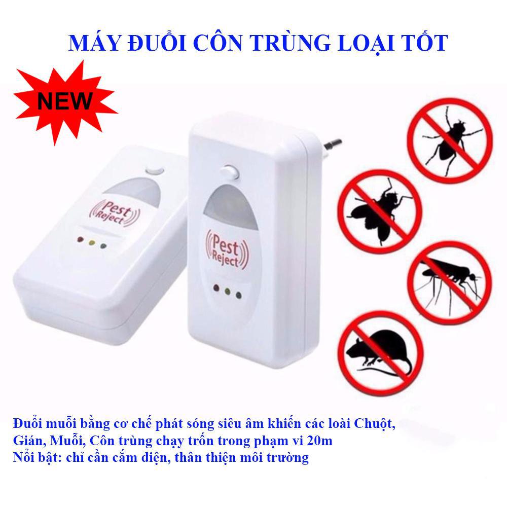 Máy Đuổi Chuột Đuổi Côn Trùng Bằng Sóng Siêu Âm Pest Reject - Hàng Loại 1