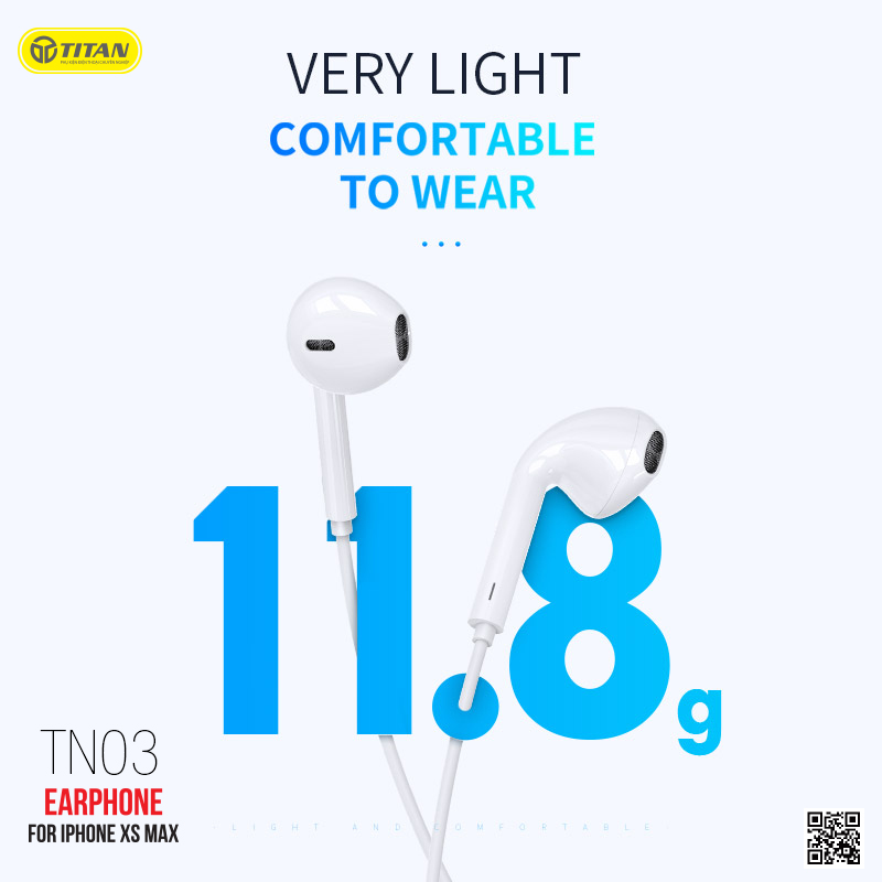 Tai nghe EarPod Lightning Titan TN03 - Hàng chính hãng