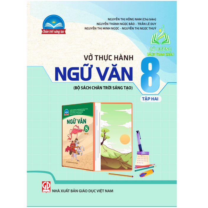 Sách - Combo Vở thực hành ngữ văn 8 - tập 1 + 2 ( bộ chân trời sáng tạo )