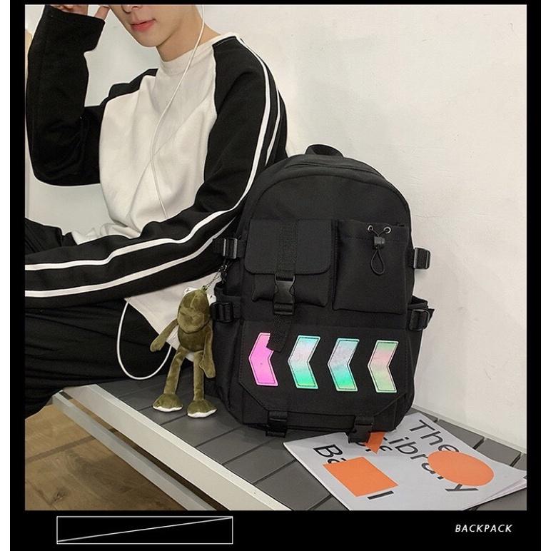 Balo Đi Học Thời Trang Unisex Phản Quang Cao Cấp