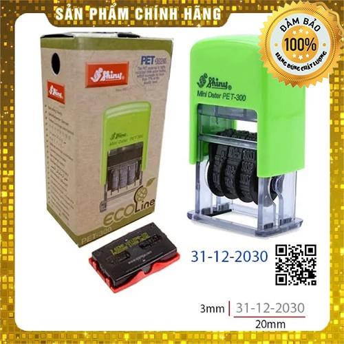 Dấu ngày tháng năm có mực sẵn Shiny PET 300 (Bản Tiếng Việt)