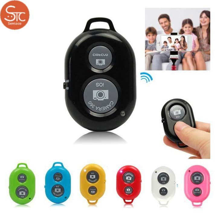 Remote điều khiển từ xa chụp hình Bluetooth (giao màu ngẫu nhiên )